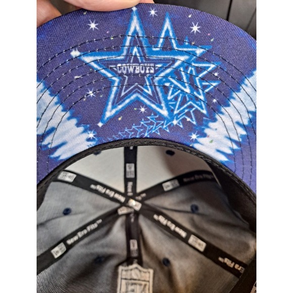 Dallas Cowboys New Era 9FIFTY NFL Snapback Hat Cap‎ Blue - Picture 6 of 8